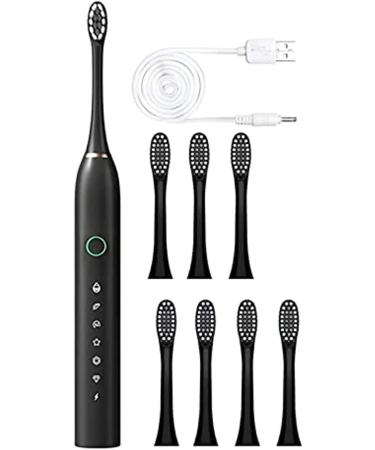 6 Modes Sonic Electric Toothbrush for Adults Kids Smart Timer Rechargeable Whitening Toothbrush Waterproof 4 Brush Head Rechargeable Whitening Toothbrush IPX7 Waterproof | Tooth brus