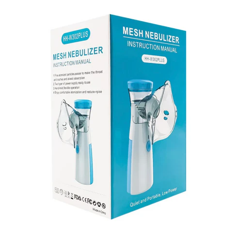 Portable Mesh Nebulizer Machine for Kids & Adults | Handheld Inhaler for Home & Travel
