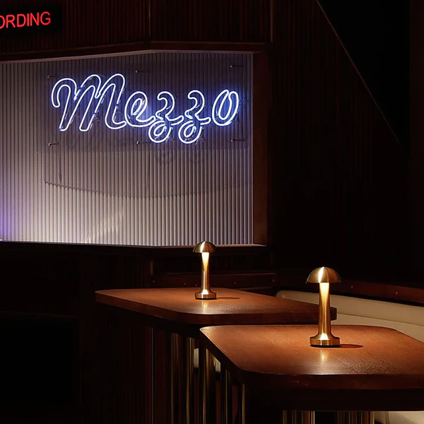 Golden Mushroom LED Desk Lamp - 3 Light Modes, Dimmable, USB Type-C & Touch Sensor