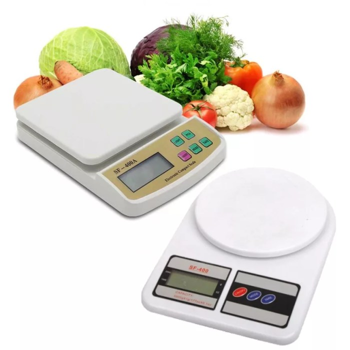 DIGITAL ELECTRONIC COMPACT KITCHEN SCALE SF-400 / SF-400A